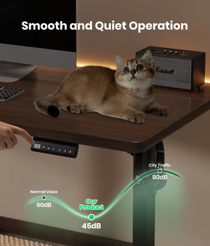 VOSATRON Höhenverstellbares Schreibtischgestell Elektrisch – Schwarz