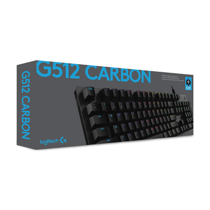Logitech G512 Mechanische Gaming-Tastatur GX Brown – Schwarz QWERTZ