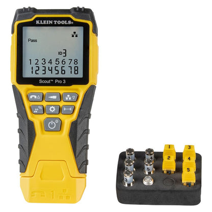 Klein Tools VDV501-851 Kabeltester für Netzwerk - Gelb Schwarz