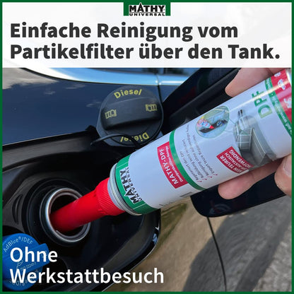 MATHY DPF-Kur Diesel Partikelfilter Reiniger – Set 4 Dosen