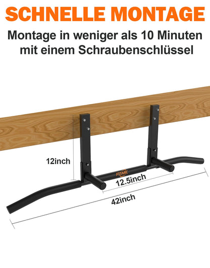 Fitarc Klimmzugstange zur Balkenmontage für das Krafttraining zu Hause