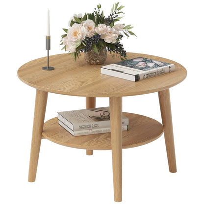 skølm Mjölnir Couchtisch rund – Eiche Massivholz naturgeölt Ø70cm