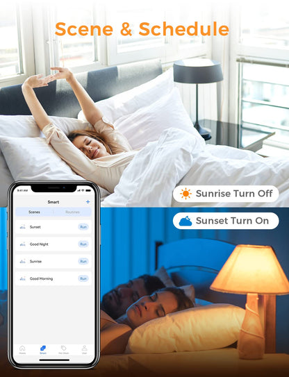 Refoss Smart Plug WLAN - 4er Pack HomeKit, Weiss