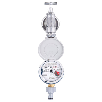 SPEWA Zapfhahnzähler GSD8 C/COP Wasserzähler geeicht 3/4 Zoll – Wasseruhr für den Garten