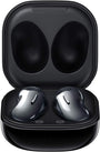 Samsung Galaxy Buds Live Kabellose Bluetooth ANC Kopfhörer - Schwarz, bohnenförmige, schwarze Buds zur Soundwiedergabe.