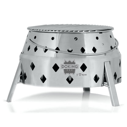 BBQ-Toro DOKING 6-teiliges Dutch Oven Set mit Faltgrill