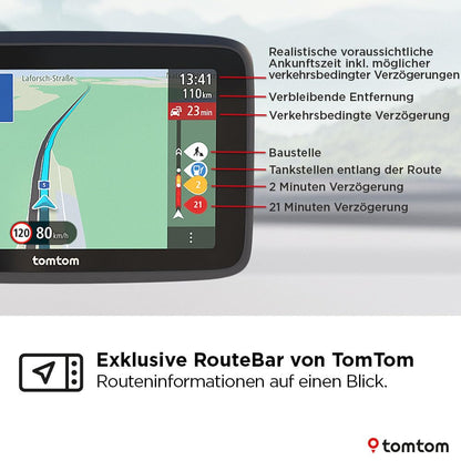 TomTom GO Classic Lite Pkw-Navi 6 Zoll, TomTom Traffic, Europa-Karten