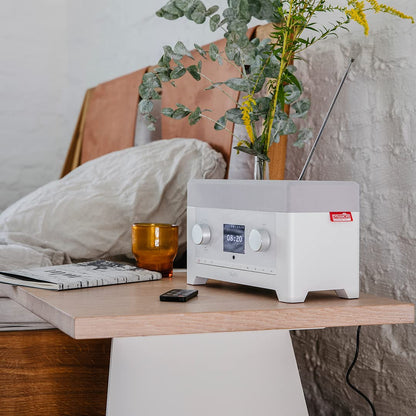 Teufel Radio 3SIXTY Digitalradio Bluetooth Lautsprecher - weiss