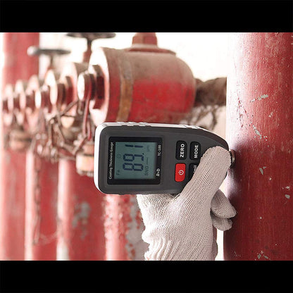 RDINSCOS Lackschichtdickenmessgerät Auto - Eisen/Aluminium 0-1300µm