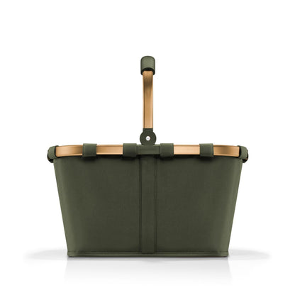 reisenthel carrybag forest gold Einkaufskorb mit Aluminiumrahmen