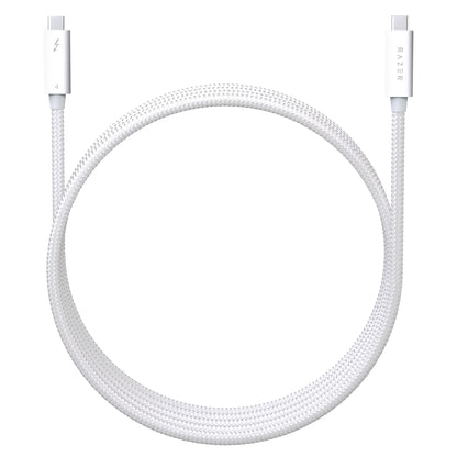 Razer Thunderbolt 4 Hochleistungskabel – 2,0 Meter, Weiss