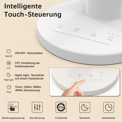 TechLite LED Dimmbar Schreibtischlampe – Ultra Hell