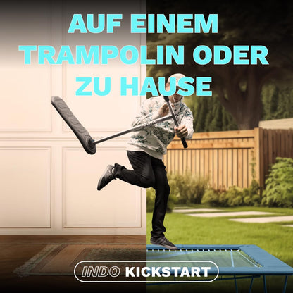 In Do The Trick Scooter Kickstart Classic Trampolin-Scooter Schwarz