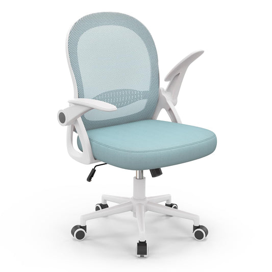 naspaluro Ergonomischer Bürostuhl Netzbespannung - Blau. Blauer Bürostuhl mit Netzbespannung. Stützt bei langer Büroarbeit.