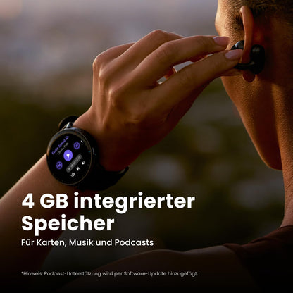 Amazfit Active Max 48mm Smartwatch AMOLED, GPS, NFC, Schwarz