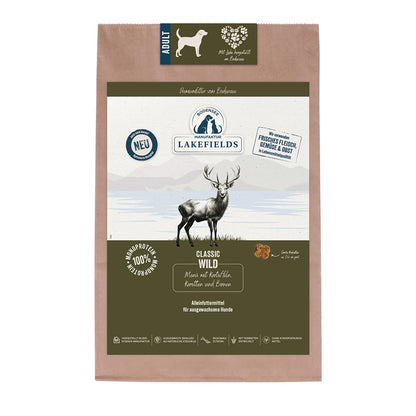 Lakefields Classic Trockenfutter Wild - 4x2.5kg Getreidefrei