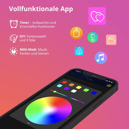 Govee RGBIC LED Streifen Musik Sync & App-steuerbar - 20m