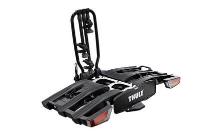 Thule EasyFold XT Fahrradträger Anhängerkupplung 3er Schwarz. Schwarzes Modell für 3 Fahrräder, zur Montage an der Anhängerkupplung.
