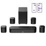 ULTIMEA Aura A60 7.1 Soundbar mit Dolby Atmos und Subwoofer – Heimkino-Soundsystem mit vier Surround-Lautsprechern