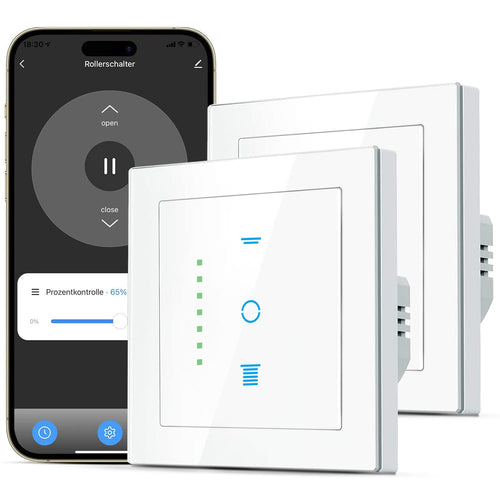 CURRYSMARTER Smart WLAN Rollladenschalter Gen 6 - 2er Set