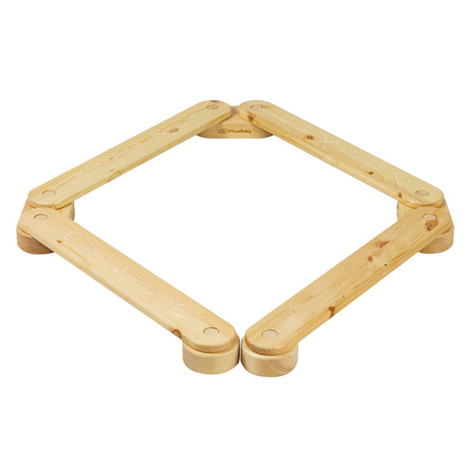 MEOWBABY Balancierbalken Indoor für Kinder – Natur Holz. Ein Naturholz-Balken für das Gleichgewichtstraining von Kindern.