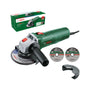 Bosch UniversalGrind 7-125 Winkelschleifer 750 W mit Trennscheiben zum Schleifen, Trennen und Bürsten