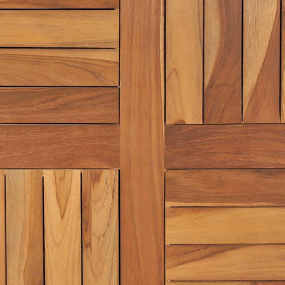 vidaXL Teak Massiv Tischplatte - Rund 70cm 2.5cm Dick