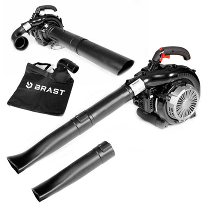 BRAST Laubsauger Laubbläser Benzin – 4in1 Funktion 1,0kW