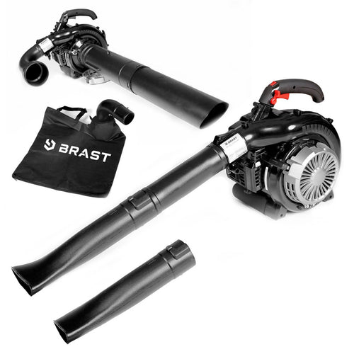 BRAST Laubsauger Laubbläser Benzin – 4in1 Funktion 1,0kW