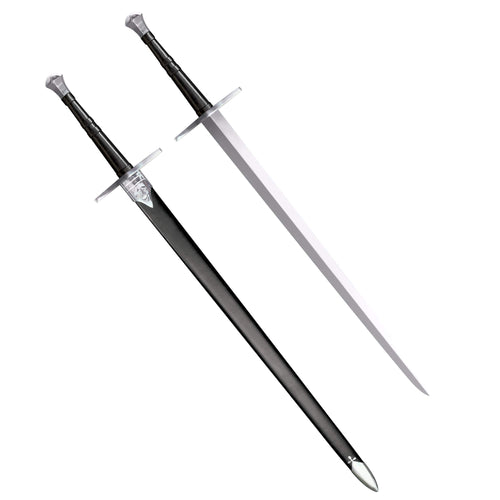 Cold Steel Anderthalbhänder Schwert – Funktionell. Stahl-Anderthalbhänder mit dunklem Griff. Für historischen Kampfsport.