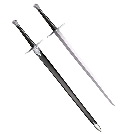 Cold Steel Anderthalbhänder Schwert – Funktionell. Stahl-Anderthalbhänder mit dunklem Griff. Für historischen Kampfsport.