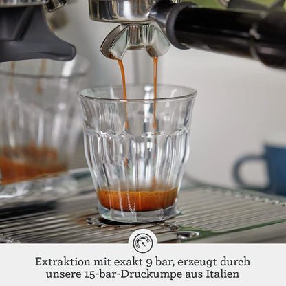 Sage The Barista Express Siebträgermaschine mit Mahlwerk - Schwarzer Trüffel