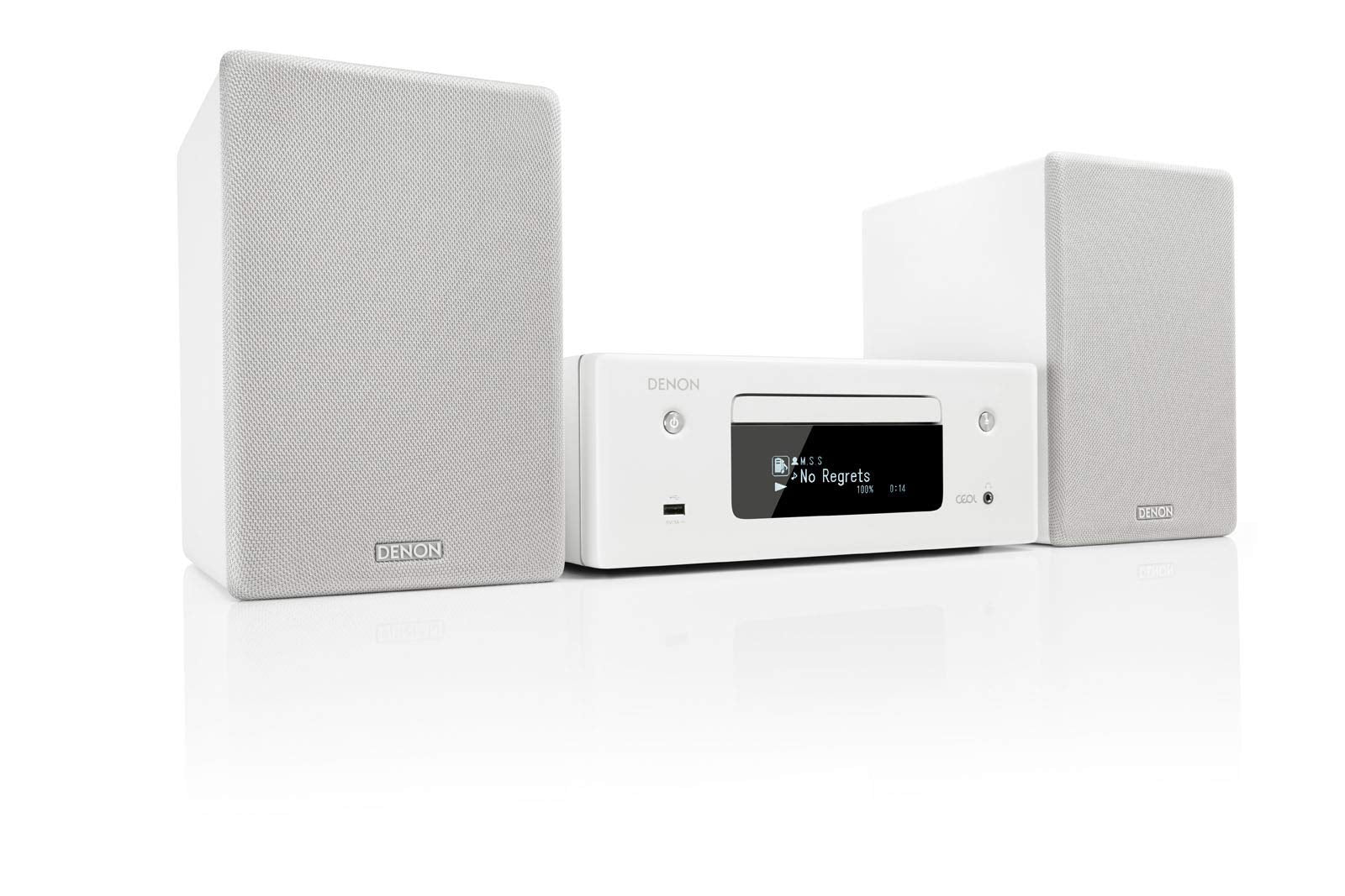 Denon CEOL N-10 Kompaktanlage mit Lautsprechern. HiFi-System für CD, Internetradio, Streaming, Multiroom und TV-Sound.