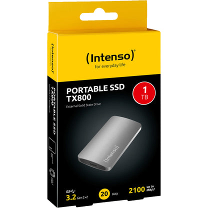 Intenso TX800 Portable Externe SSD 1TB – USB 3.2 Gen 2x2