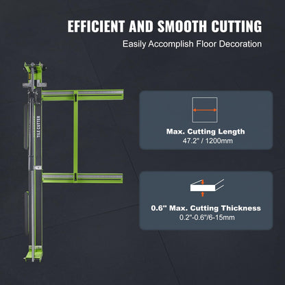 VEVOR Manueller Fliesenschneider 1200mm - für Keramik Porzellan