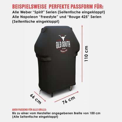 Old South Grillabdeckung wasserdicht für Gasgrill, 147 x 65 x 115 cm
