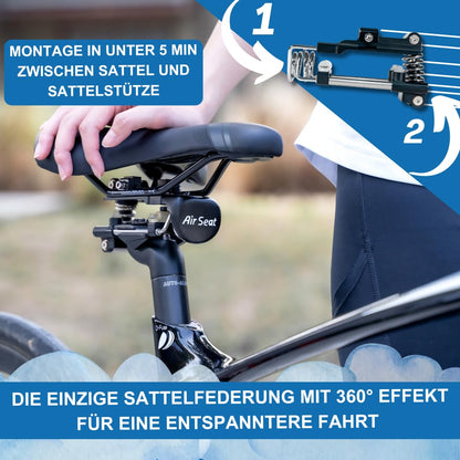 Air Seat Sattelfederung Fahrrad Sattelstütze gefedert - M