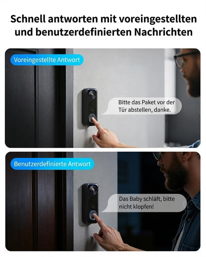 Aqara G400 Video-Türklingel mit Chime, 2K, PoE, HomeKit Secure Video