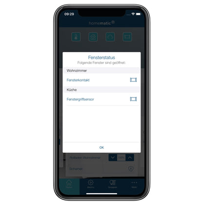 Homematic IP Fenster- & Türkontakt Optisch 3er-Set Weiss/Braun