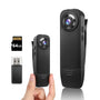 Kaysunlink A18 Bodycam – 1080P Körperkamera mit Nachtsicht und 64 GB, schwarze tragbare Kamera
