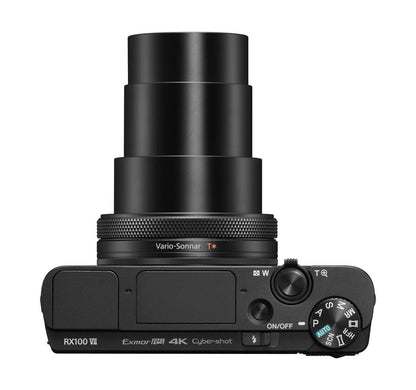 Sony RX100 VII Kompaktkamera mit 24-200 mm ZEISS Zoom und 4K Video