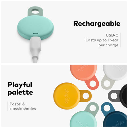 Chipolo LOOP Bluetooth Tracker – wiederaufladbarer Schlüsselfinder