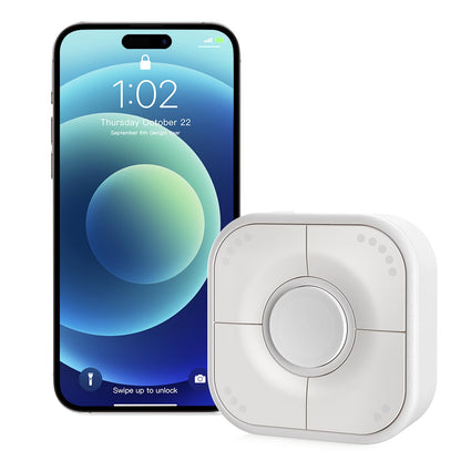 Onvis HS2 Thread Button – 5-Tasten-Funkschalter für Apple Home, fünf Tasten mit fluoreszierenden Punkten
