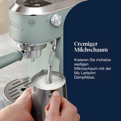 De'Longhi Dedica Duo EC890.GR Siebträgermaschine, Grün