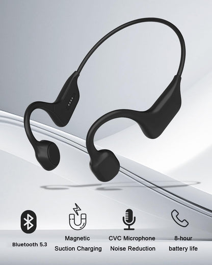 SANOTO Knochenschall Kopfhörer DG08-H, Open-Ear Bluetooth 5.3 Sport