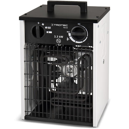 TROTEC TDS 20 Elektro Heizlüfter als Bauheizer – 3,3 kW Heizleistung