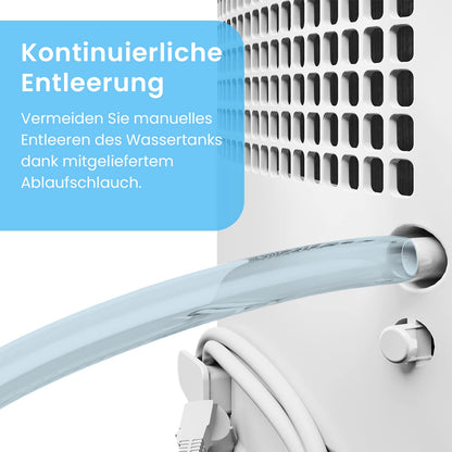 Pro Breeze 12L Luftentfeuchter mit Digitalanzeige – Weiss