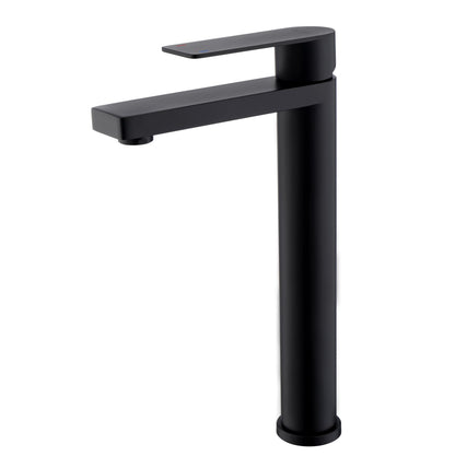 Decaura Waschtischarmatur Hoch Schwarz Matt - 250mm