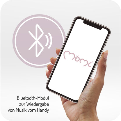 MoMi KENANI SAND Babywippe mit Bluetooth und Fernbedienung