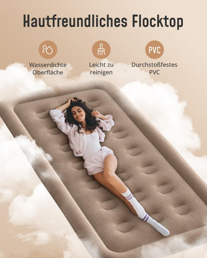 Airefina Luftbett selbstaufblasend 1 Person – 190x99x40 cm